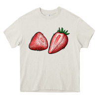 Cream strawberries Heavy Core Tee - BundleAndBundleShop