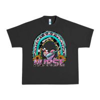 Pigment Black nurse rainbow Urban Heavy Tee - SublimationCraftShop