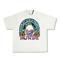 Pistachio nurse rainbow Urban Heavy Tee - SublimationCraftShop