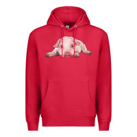 Cardinal baby pig Premium Hoodie - RanaPortraitStore
