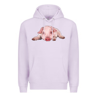 Lilac baby pig Premium Hoodie - RanaPortraitStore