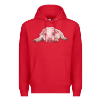 Red baby pig Premium Hoodie - RanaPortraitStore