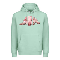 Seafoam baby pig Premium Hoodie - RanaPortraitStore