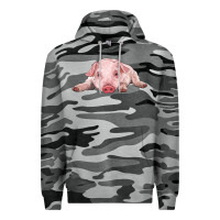 Slate Camo baby pig Premium Hoodie - RanaPortraitStore