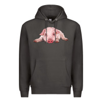 Smoke baby pig Premium Hoodie - RanaPortraitStore