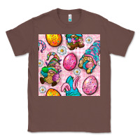 Chestnut Easter Gnomies Seamless Pattern Classic Tee - BundleAndBundleShop