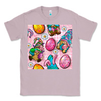 Lilac Easter Gnomies Seamless Pattern Classic Tee - BundleAndBundleShop