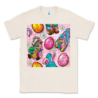Natural Easter Gnomies Seamless Pattern Classic Tee - BundleAndBundleShop