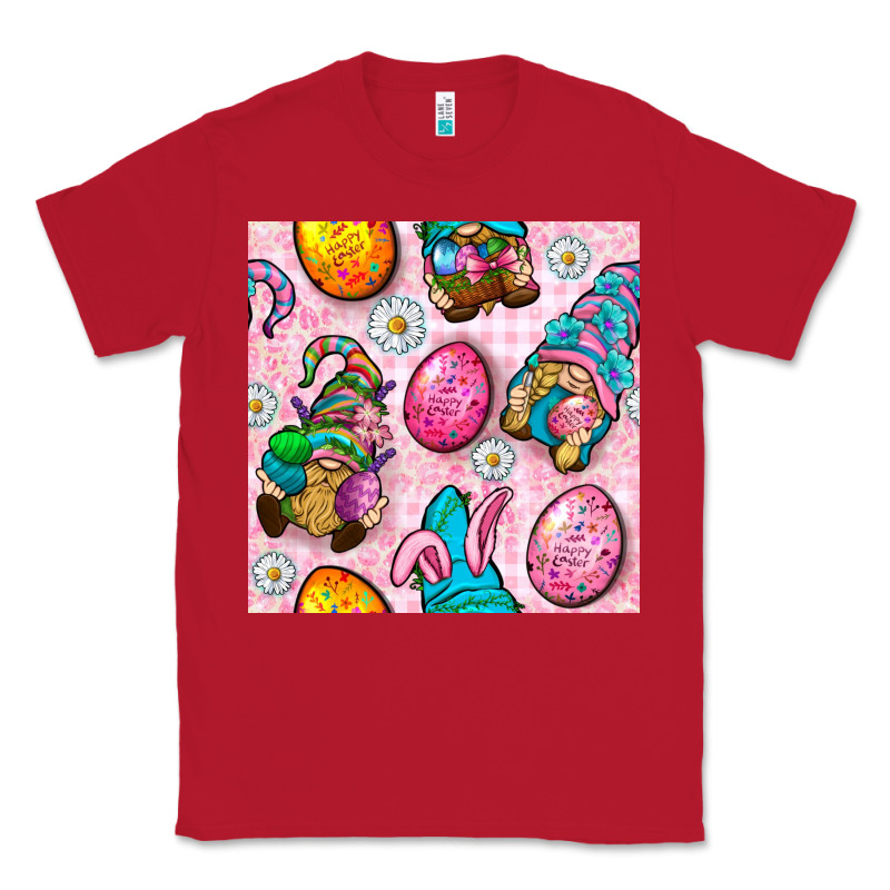 Easter Gnomies Seamless Pattern Classic Tee by BundleAndBundleShop | Teevron