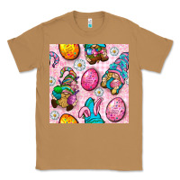 Toasted Coconut Easter Gnomies Seamless Pattern Classic Tee - BundleAndBundleShop