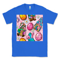 True Royal Easter Gnomies Seamless Pattern Classic Tee - BundleAndBundleShop