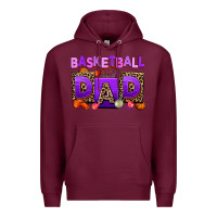 Burgundy basketball Premium Hoodie - AdoDesignShop