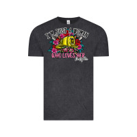 Vintage Black im just a woman who loves her firefighter Vintage Tee - SublimationCraftShop