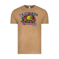 Im Just A Woman Who Loves Her Firefighter Vintage Tee | Teevron