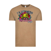 Vintage Coffee im just a woman who loves her firefighter Vintage Tee - SublimationCraftShop