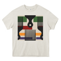 Cream afro comb seamless pattern Heavy Core Tee - BundleAndBundleShop