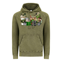 Vintage Olive veteran coffee cups Vintage Hoodie - AdoDesignShop