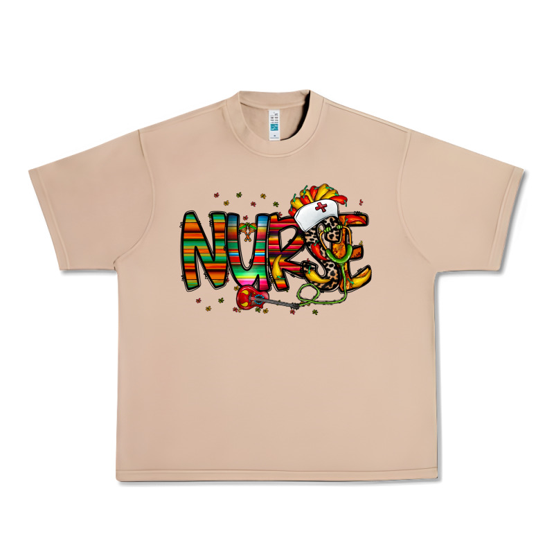 Nurse Taco Mexico Urban Heavy Tee by CowhideDigitalArt | Teevron