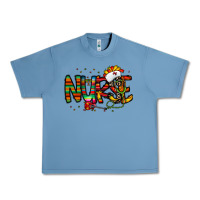 Pebble Blue nurse taco mexico Urban Heavy Tee - CowhideDigitalArt