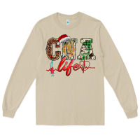 Mushroom christmas certified nurse  assistant life Long Sleeve Tee - BarkalooDesign