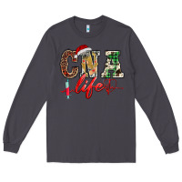 Smoke christmas certified nurse  assistant life Long Sleeve Tee - BarkalooDesign
