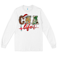 White christmas certified nurse  assistant life Long Sleeve Tee - BarkalooDesign