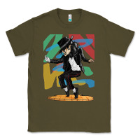 Army Green michael jackson Classic Tee - artisFamous