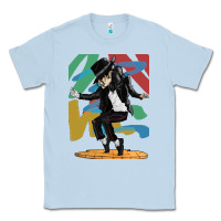 Dusty Blue michael jackson Classic Tee - artisFamous