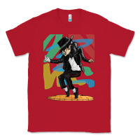 Red michael jackson Classic Tee - artisFamous