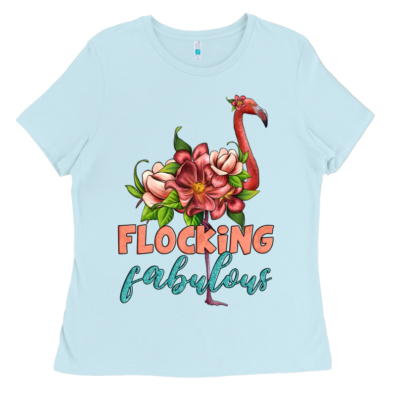 Flamingo Flocking Fabulous Ladies Tee by Artiststas | Teevron