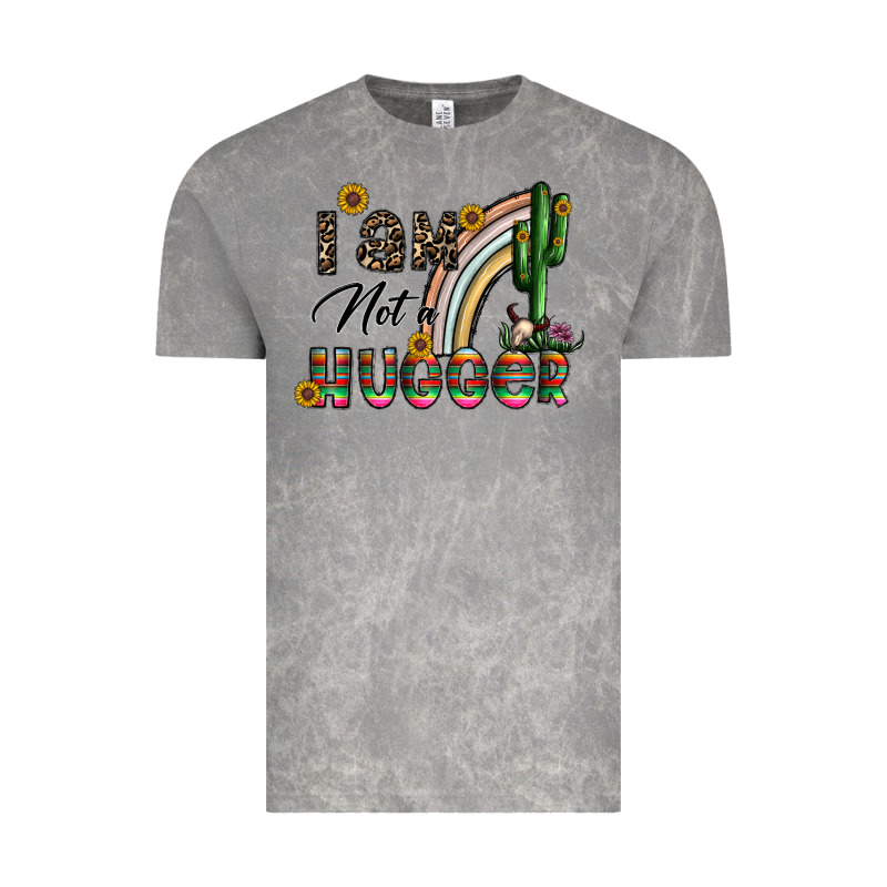 I Am Not A Hugger Vintage Tee by CowhideDigitalArt | Teevron