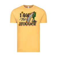 Vintage Mustard i am not a hugger Vintage Tee - CowhideDigitalArt