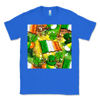 True Royal Ireland flag with St. Patrick's Day  digital paper Classic Tee - BundleAndBundleShop