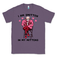 Funny I Am Smitten In My Mittens Bernie Classic Tee | Teevron