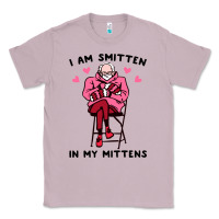 Lilac funny i am smitten in my mittens bernie Classic Tee - artisFamous