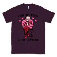 Plum funny i am smitten in my mittens bernie Classic Tee - artisFamous
