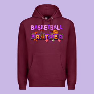 Basketball Brother Premium Hoodie Designed By Adodesignshop