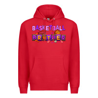 Red basketball brother Premium Hoodie - AdoDesignShop