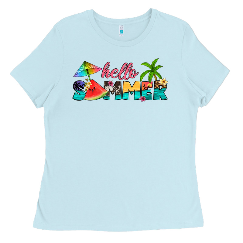 Hello Summer Ladies Tee by Artiststas | Teevron