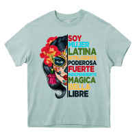 Arona sugar skull women hispanic heritage month Heavy Core Tee - BundleAndBundleShop