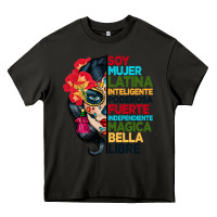Asphalt sugar skull women hispanic heritage month Heavy Core Tee - BundleAndBundleShop