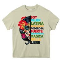 Mossy sugar skull women hispanic heritage month Heavy Core Tee - BundleAndBundleShop