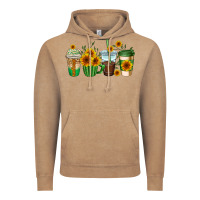 Vintage Coffee sunflowers coffee cups Vintage Hoodie - AdoDesignShop