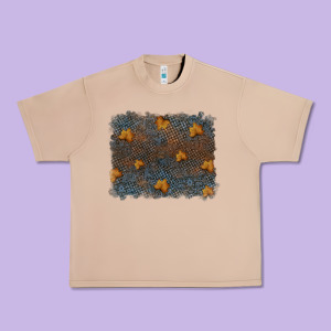 Tooled Leather Fall Background Urban Heavy Tee Designed By Ranaportraitstore