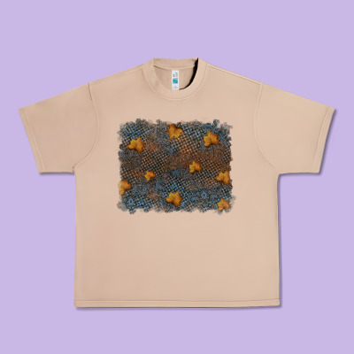 Tooled Leather Fall Background Urban Heavy Tee Designed By Ranaportraitstore