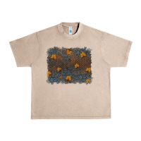 French Oak tooled leather fall background Urban Heavy Tee - RanaPortraitStore