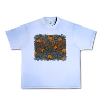 Grape Ice tooled leather fall background Urban Heavy Tee - RanaPortraitStore