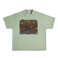 Oil Green tooled leather fall background Urban Heavy Tee - RanaPortraitStore