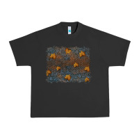 Pigment Black tooled leather fall background Urban Heavy Tee - RanaPortraitStore