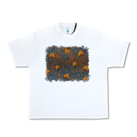 White tooled leather fall background Urban Heavy Tee - RanaPortraitStore